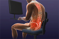 float spine sitting