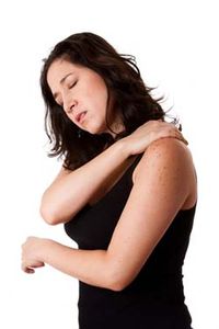 Woman with Shoulder Pain
