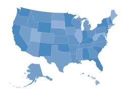 United States map