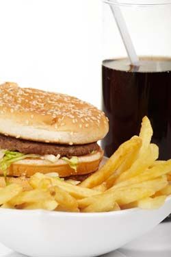 burger fries and diet coke burger fries and diet coke