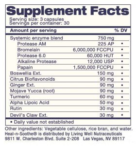 Heal-n-Soothe Label