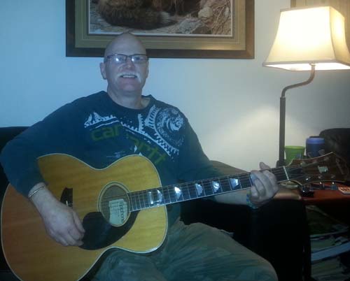 Dave Nunley Playing Guitar