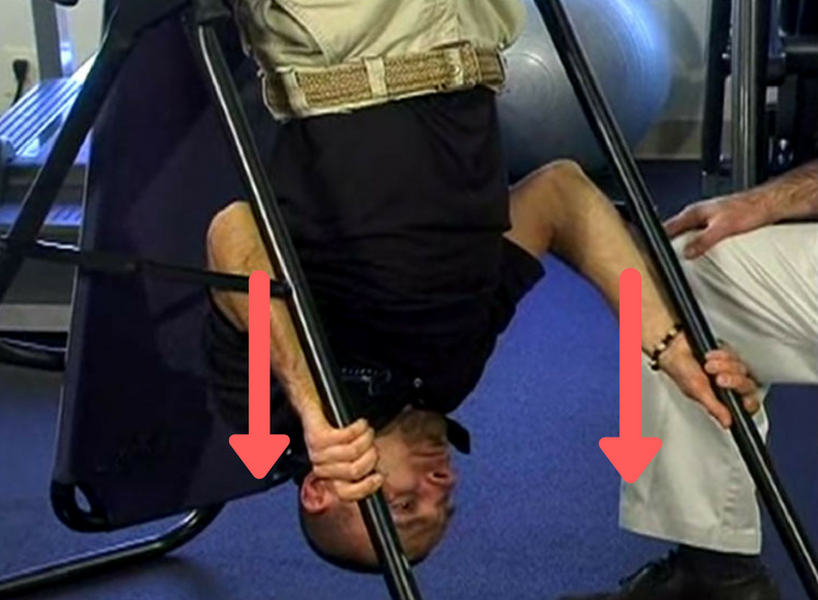increased decompression inversion table exercises