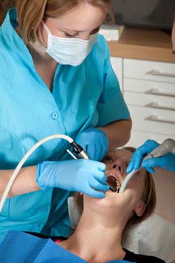 Dentist Drilling Cavity